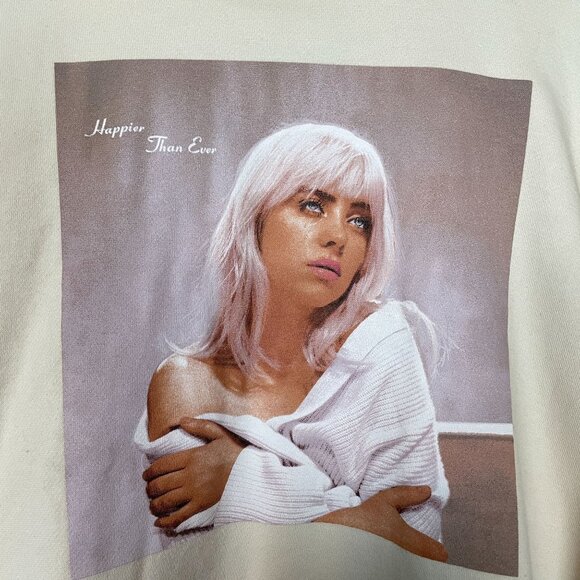 Billie Eilish Happier Than Ever hoodie size 2XL - Picture 3 of 6